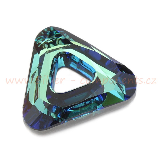 Swarovski Cosmic Triangle 4737 20mm - Bermuda Blue